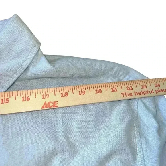 American Eagle Sz XL Relaxed Fit Cotton Button‎ Down Shirt Office Heavyweight - Picture 5 of 8